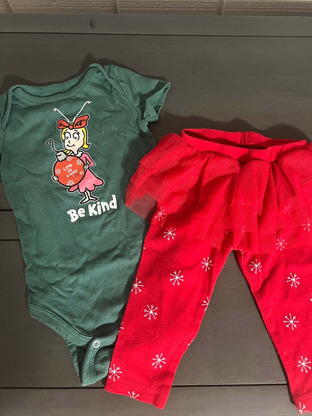 Baby Girl Cindy Lou Grinch Christmas Outfit 🎄